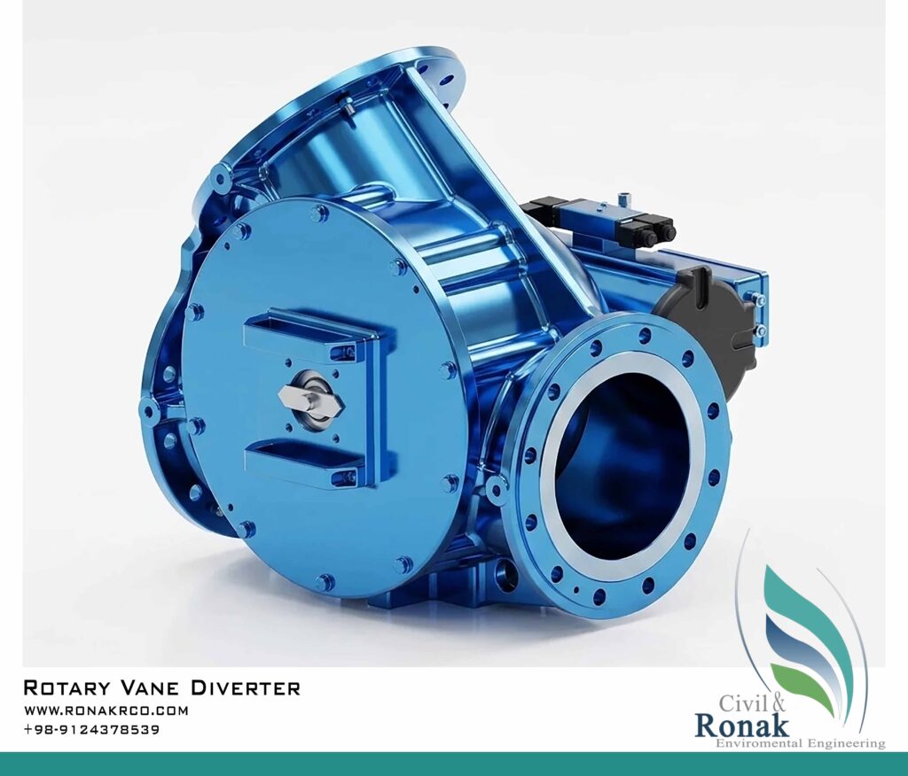 شیر دایورتر صنعتی Rotary Diverter Valveروناک صنعت رامونا