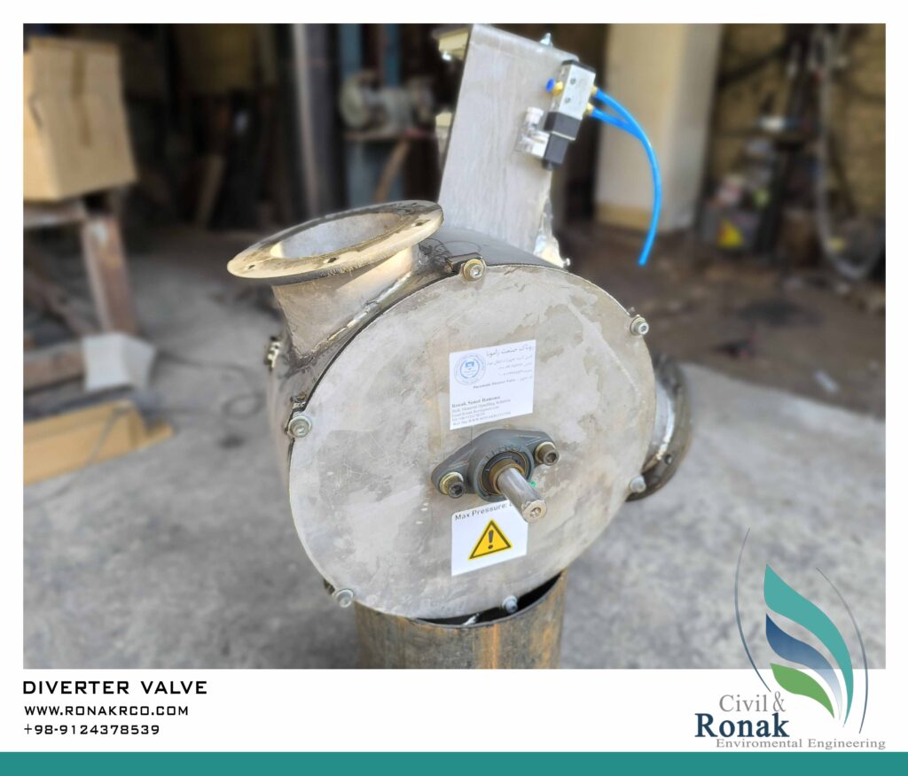 شیر دایورتر صنعتی Rotary Diverter Valveروناک صنعت رامونا